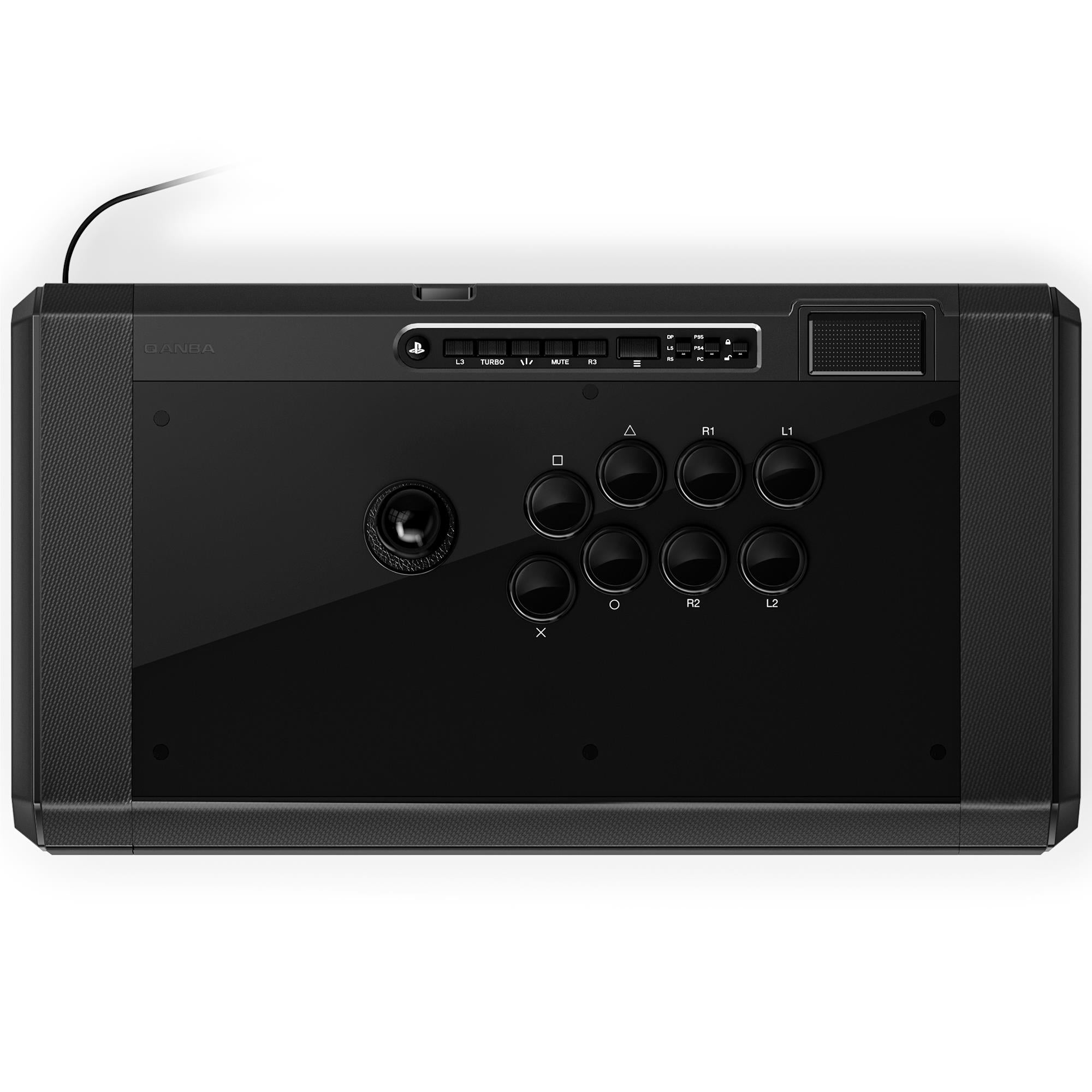 qanba obsidian 2 wired fight stick (black)