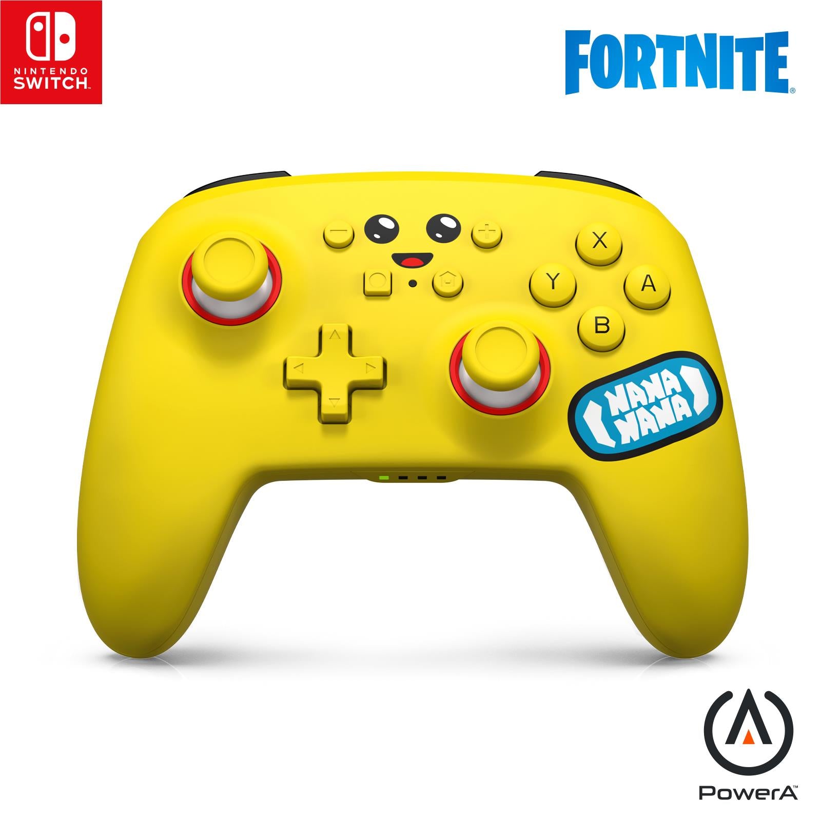 powera enhanced wireless controller for nintendo switch (peely fortnite )