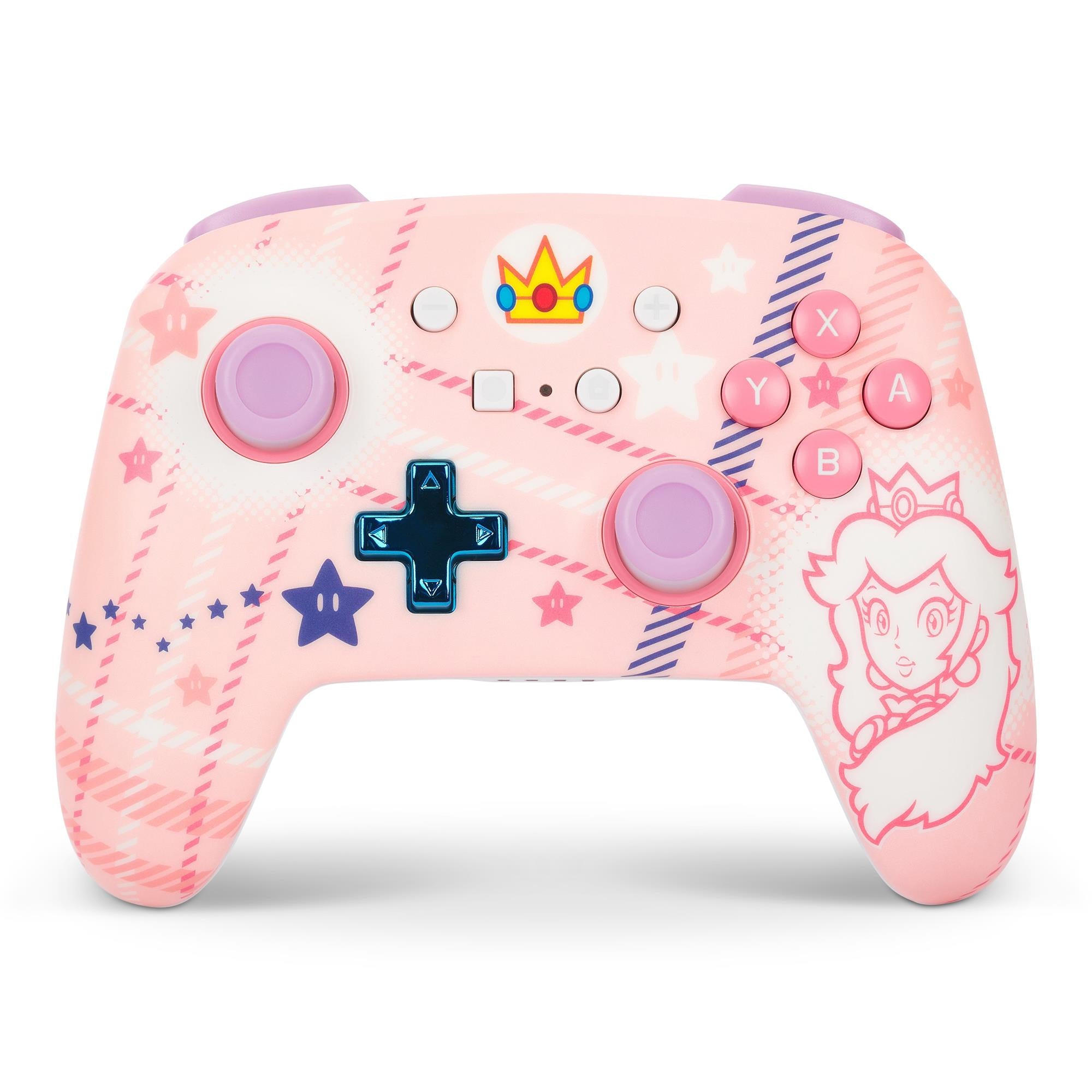 powera enhanced wireless controller for nintendo switch (princess peach)