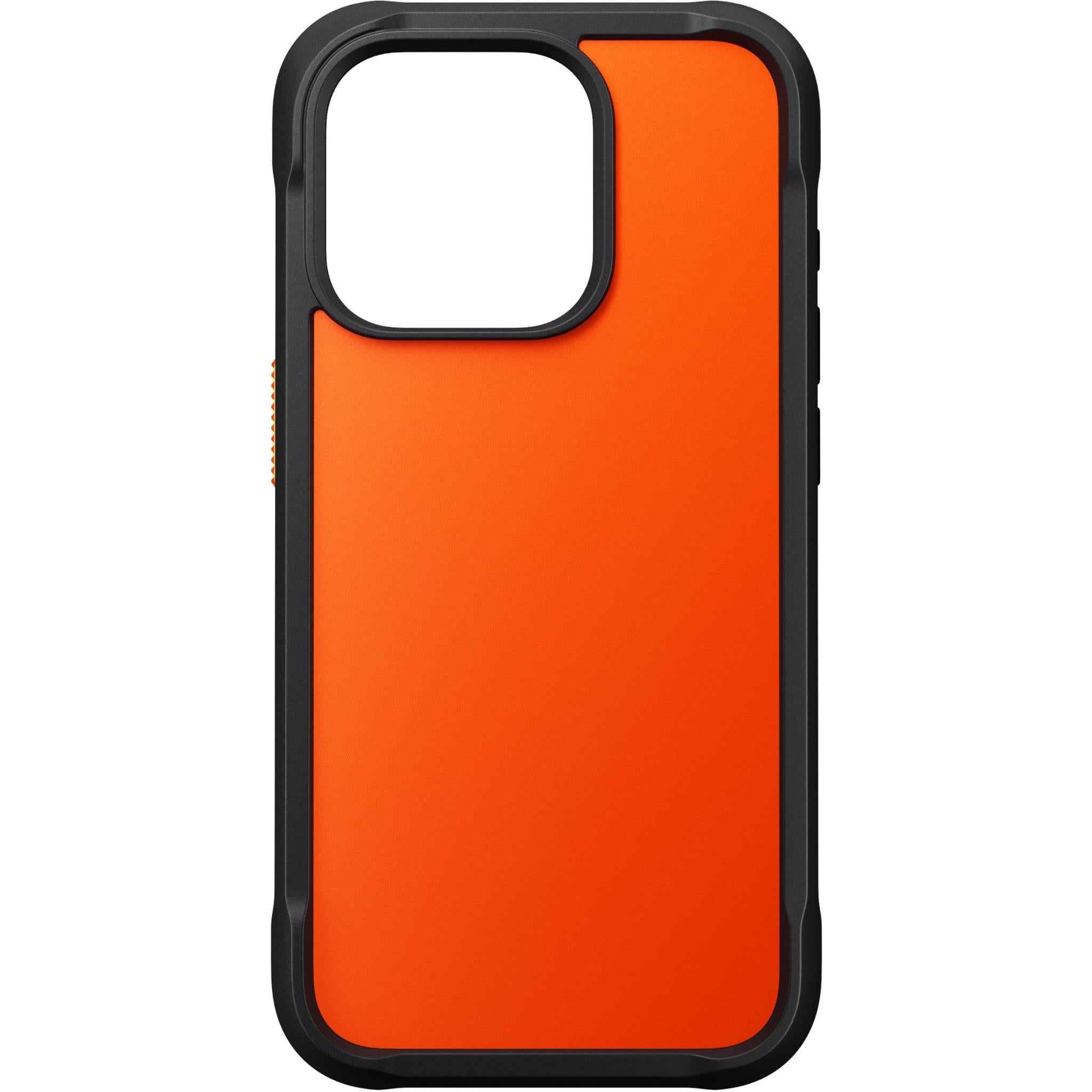 nomad rugged case for iphone 15 pro (ultra orange)