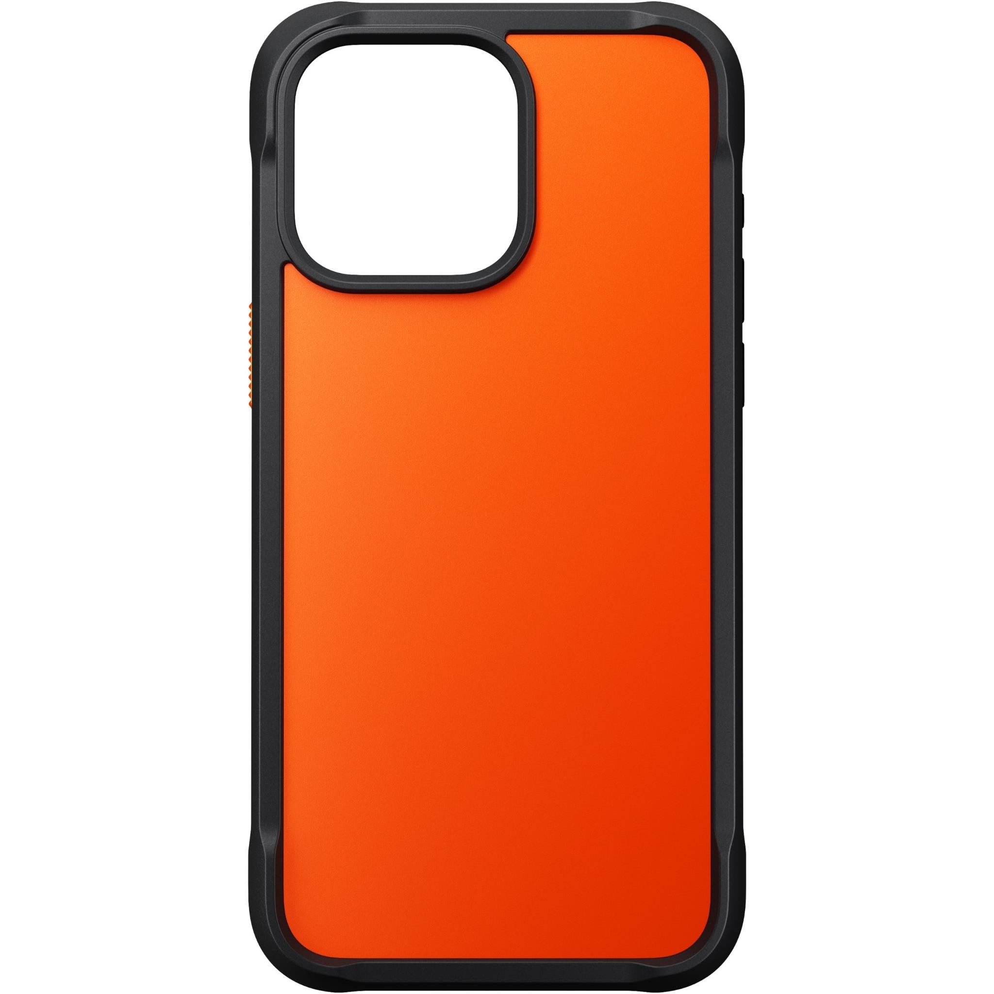 nomad rugged case for iphone 15 pro (ultra orange)