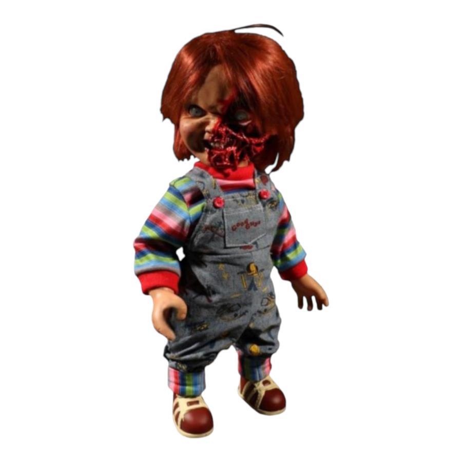 child's play 3 - chucky pizza face 15" talking figure