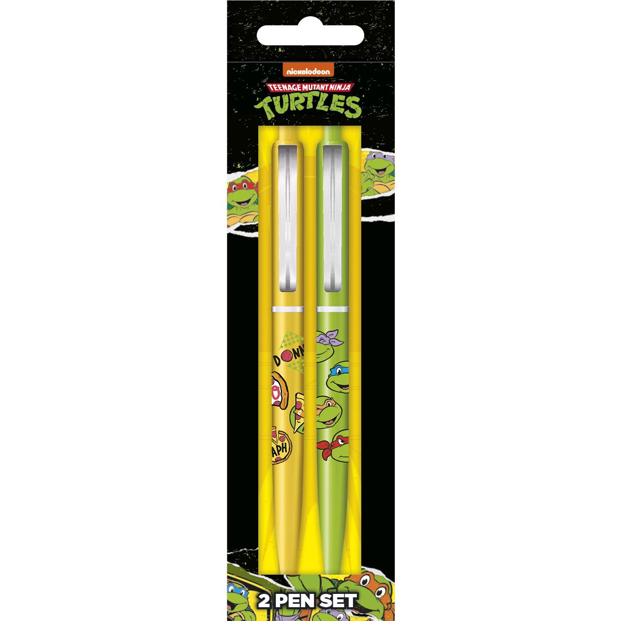 teenage mutant ninja turtles - retro 2 pen set