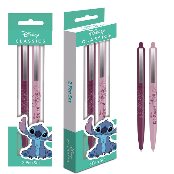 Disney Classics: Stitch Pen Set - 2 Pack