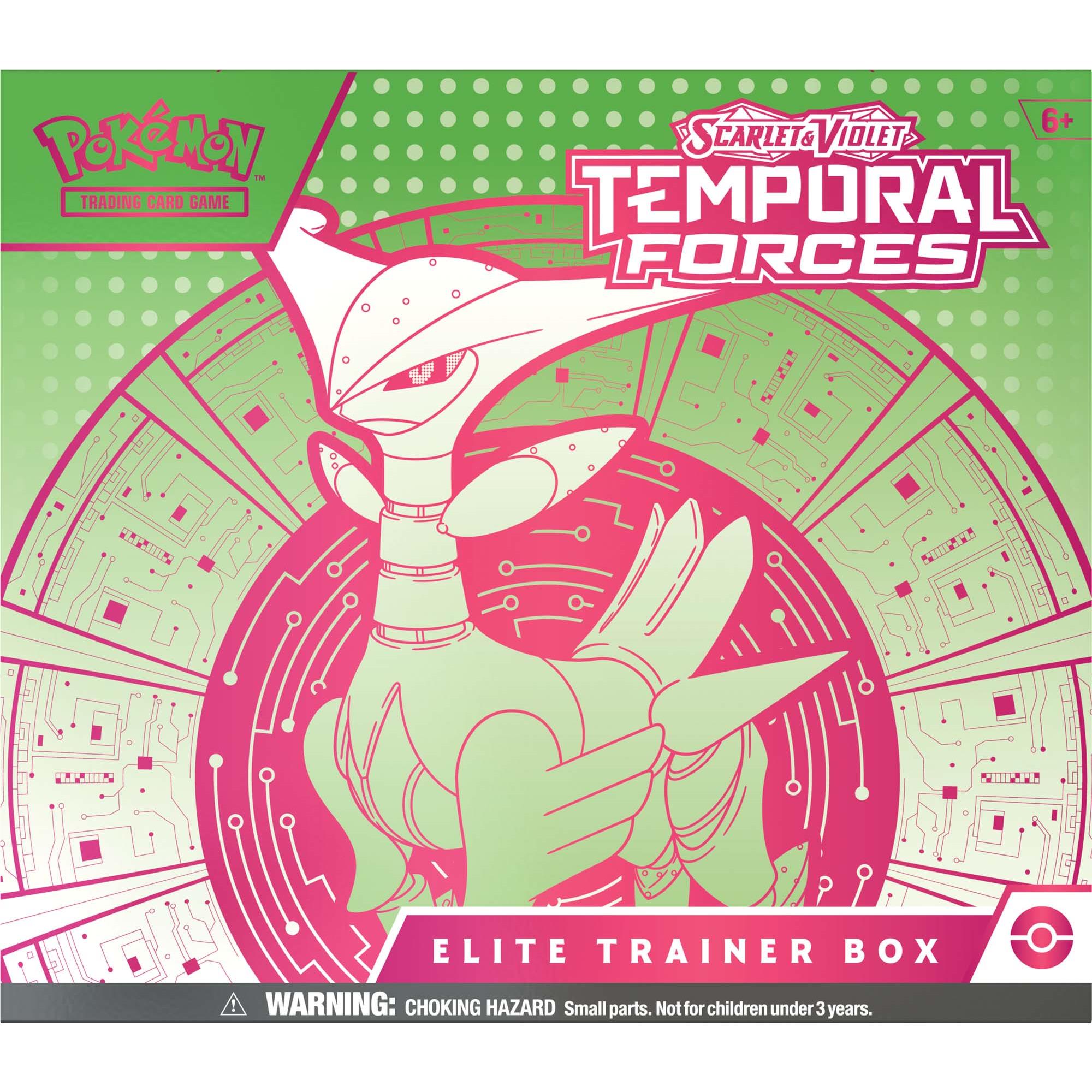 pokemon trading card game - scarlet & violet: temporal forces elite trainer box