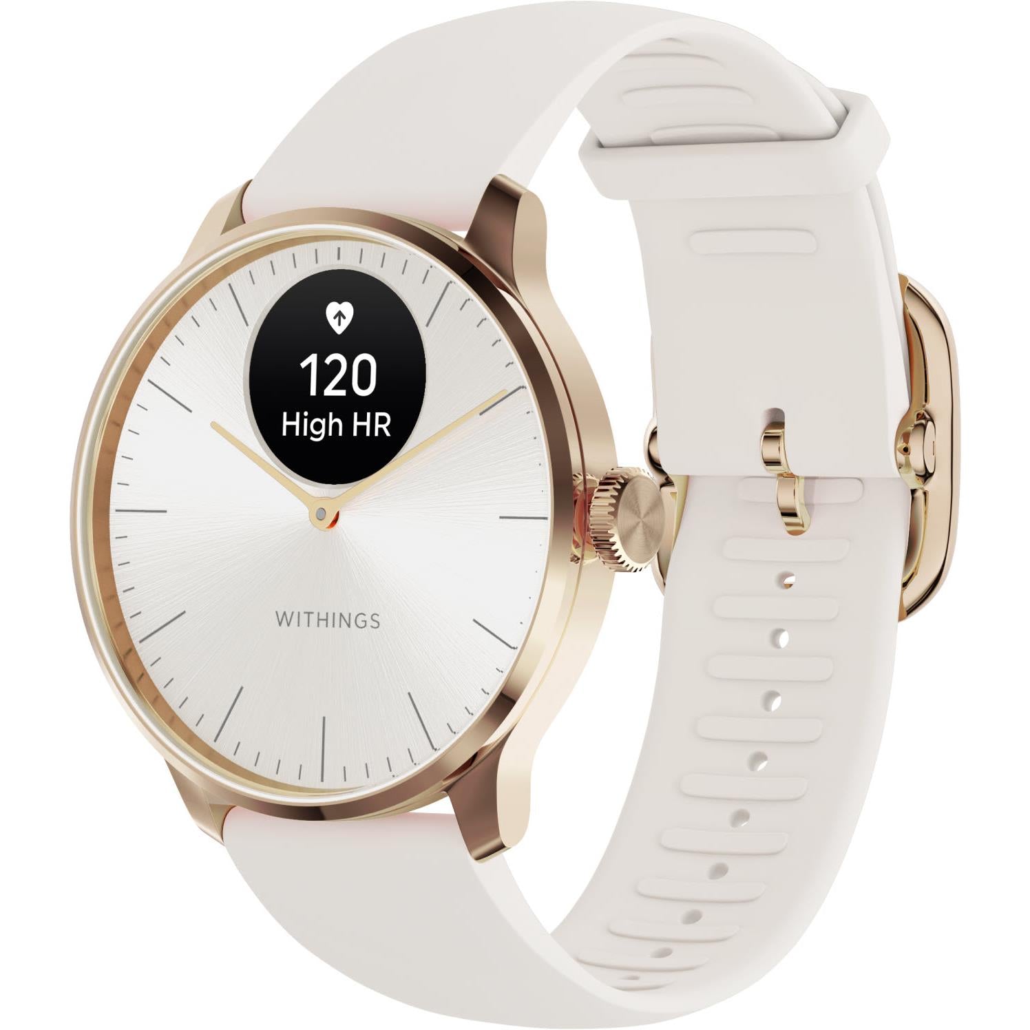 withings scanwatch light (rose gold)