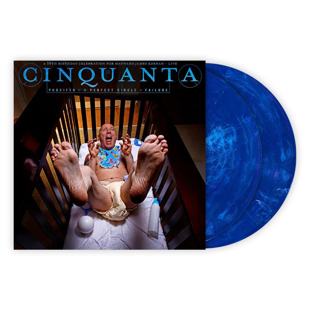 cinquanta live (clear blue with white swirl coloured vinyl) (import)