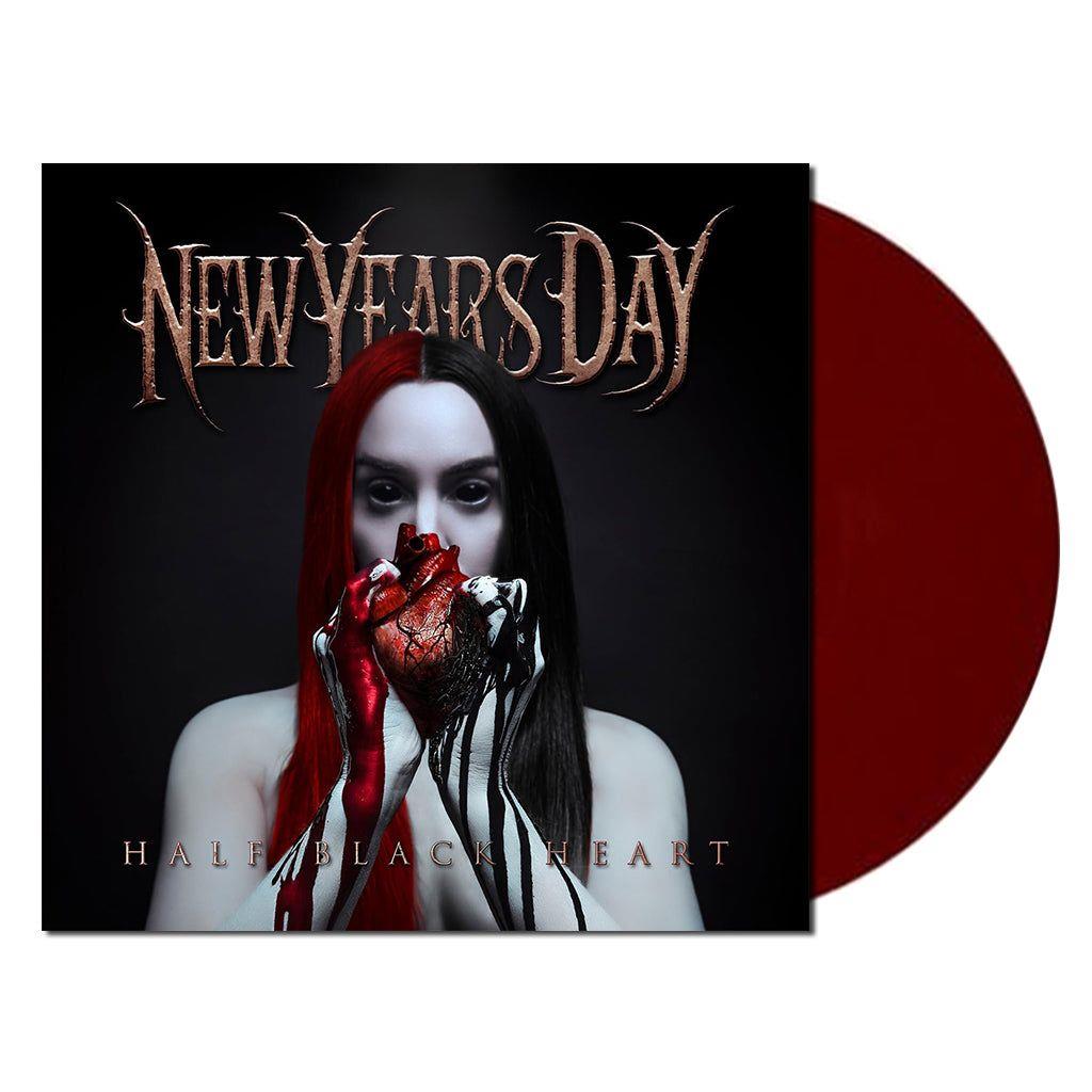 half black heart (deep blood red vinyl)