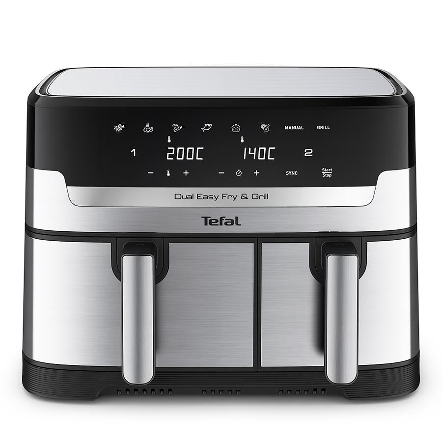 tefal ey905c dual easy fry & grill deluxe xxl 8.4l air fryer