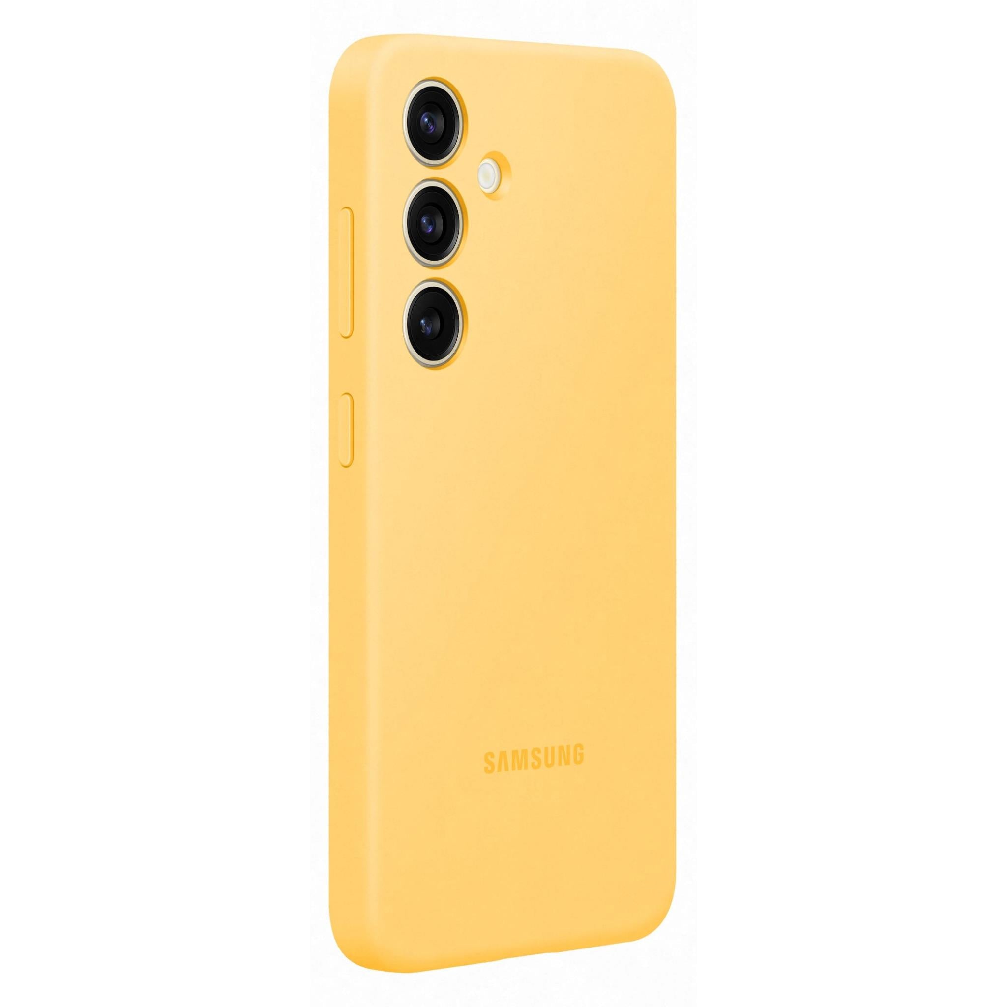 samsung silicone case for galaxy s24 (yellow)