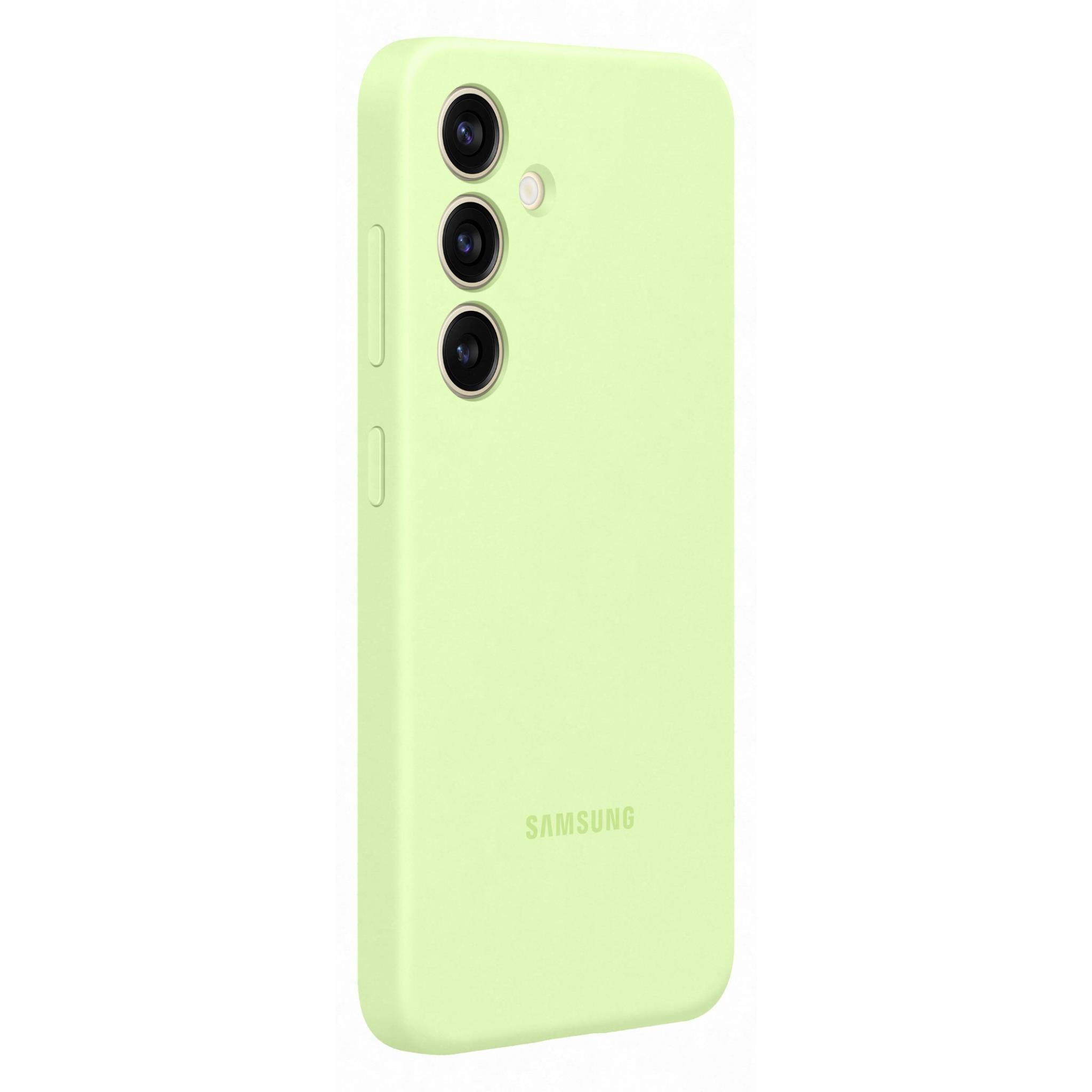 samsung silicone case for galaxy s24 (lime)