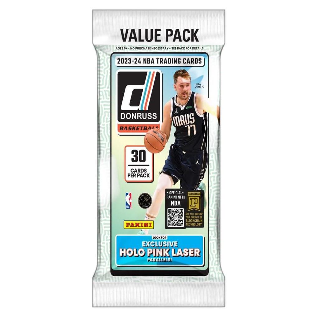 nba - donruss basketball fat pack trading cards