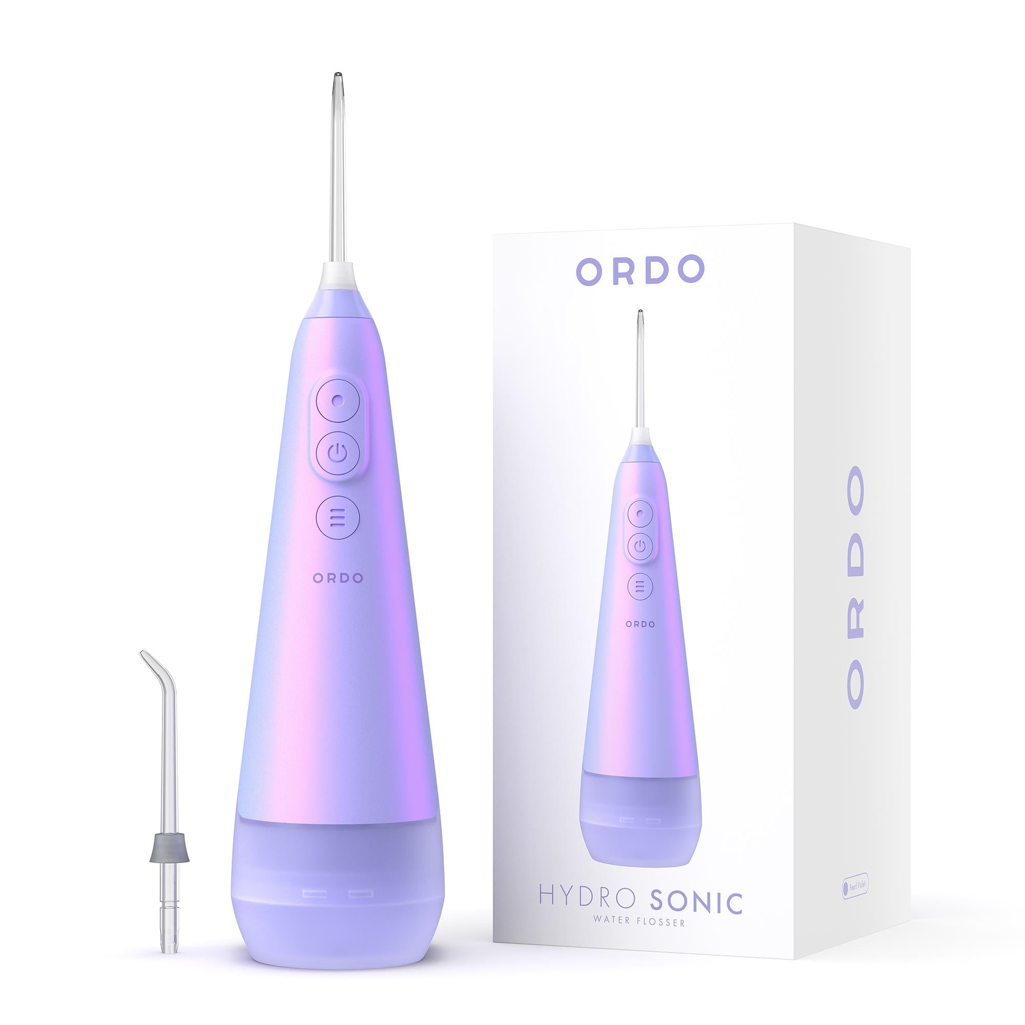 ordo hydro sonic+ water flosser (pearl violet)