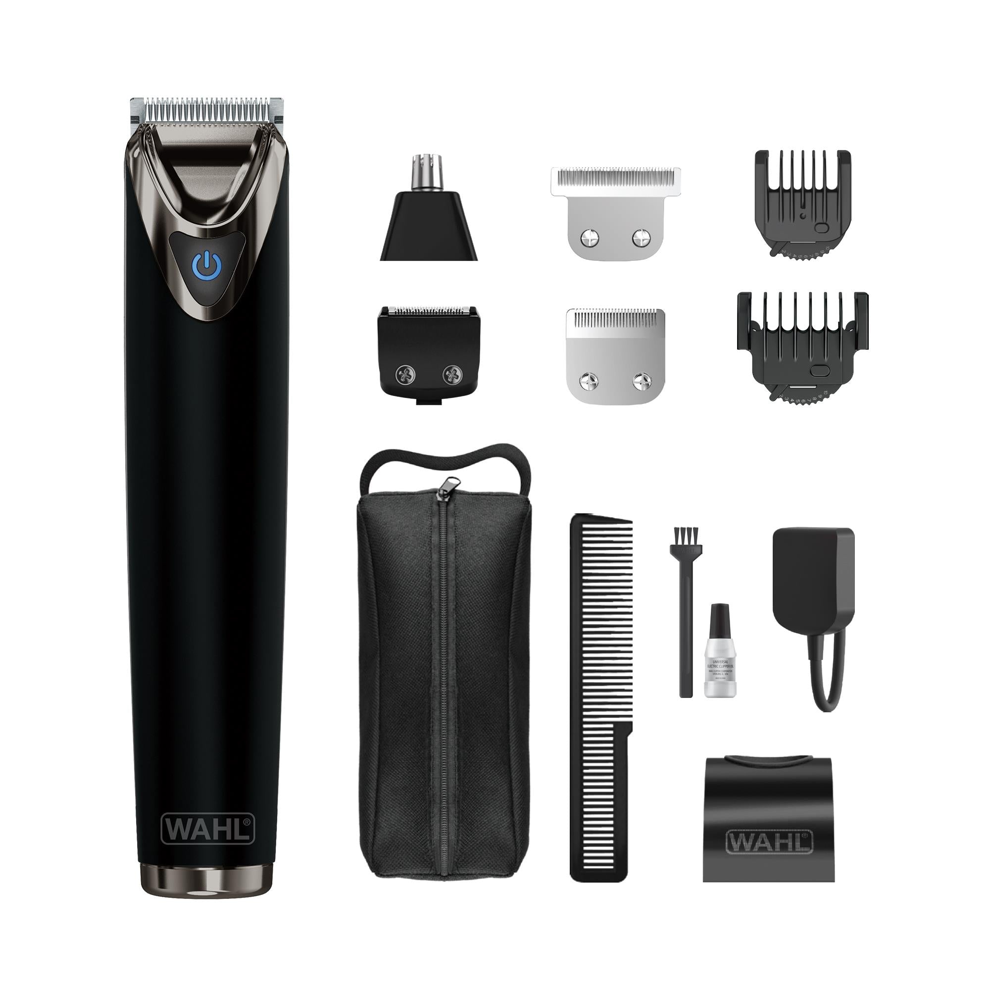 wahl advanced stainless steel li ion trimmer (black)