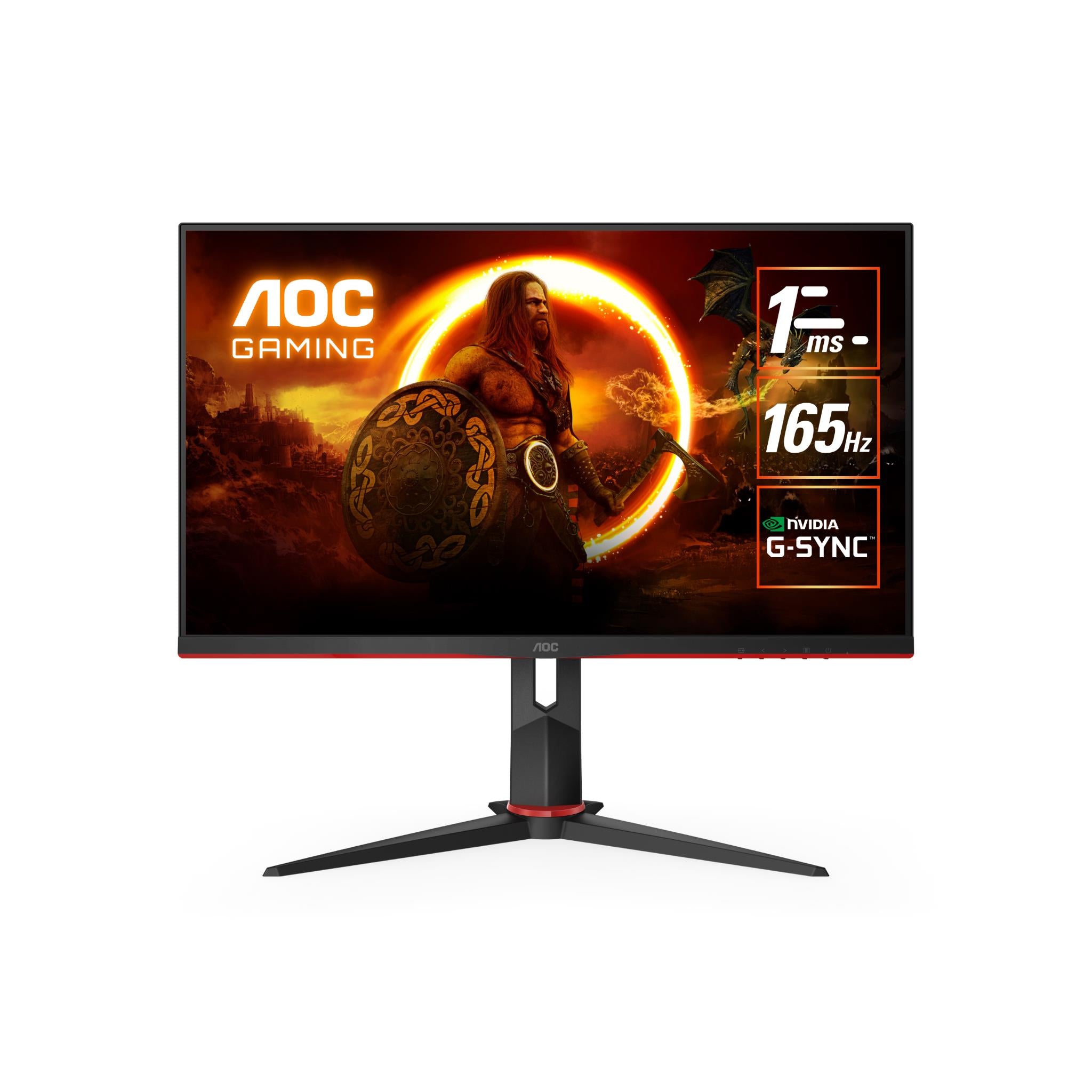 aoc q27g2s/eu 27" qhd 165hz ips g-sync gaming monitor