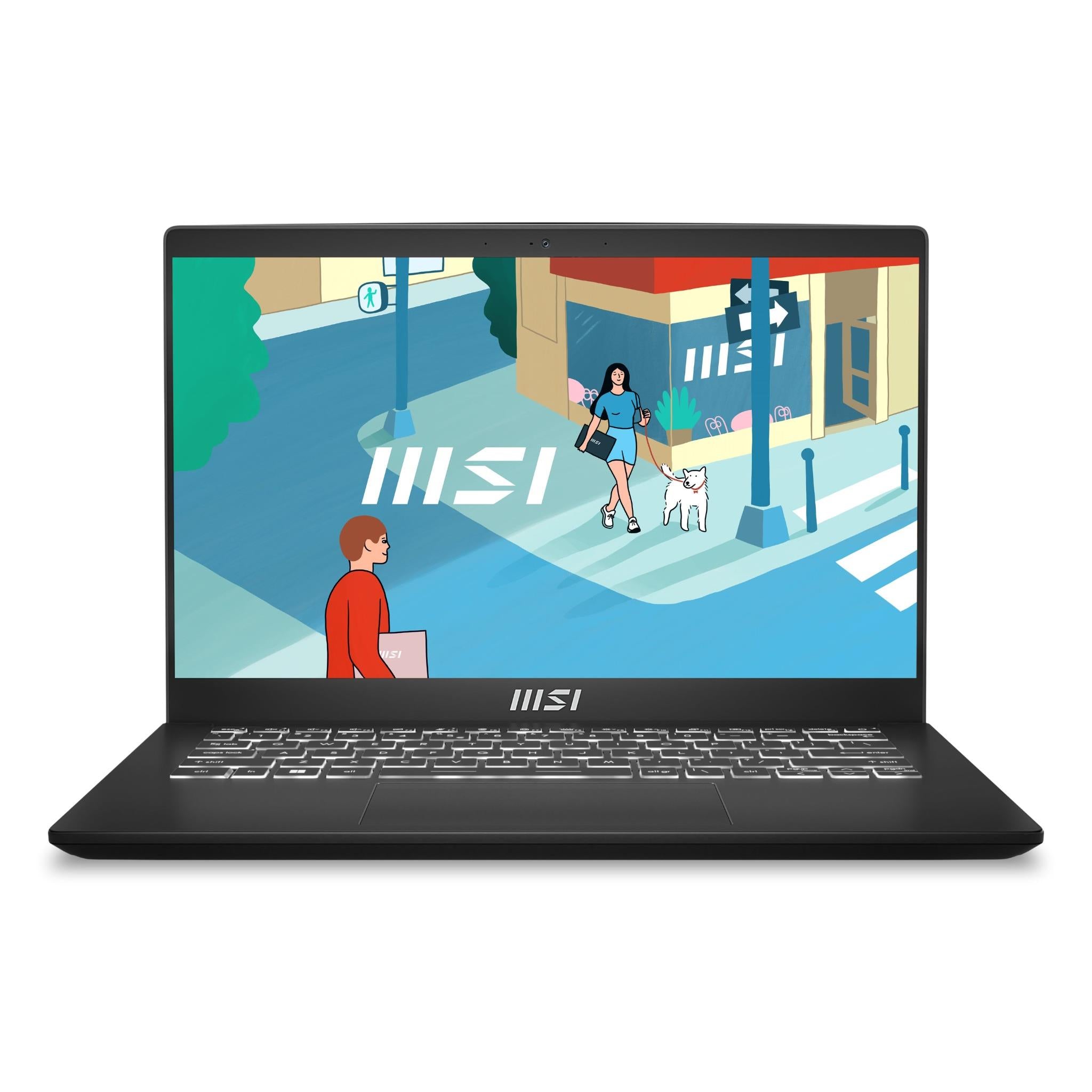 msi modern 14 14" fhd 60hz laptop (intel core i7) [512gb]