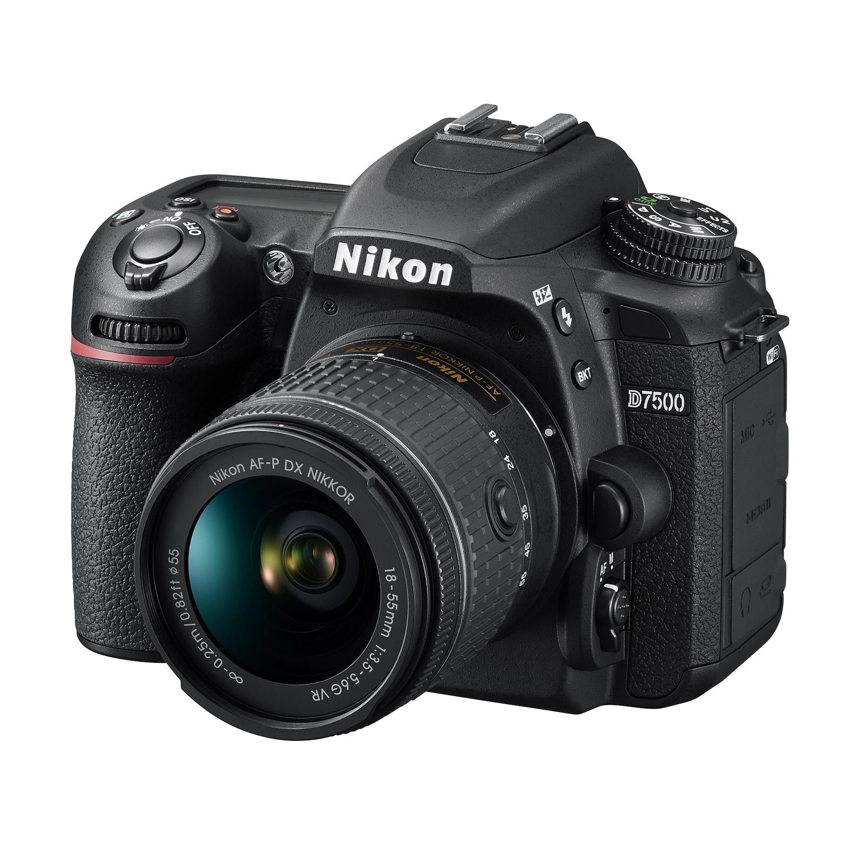 nikon d7500 dslr camera with 18-55mm lens [4k video]