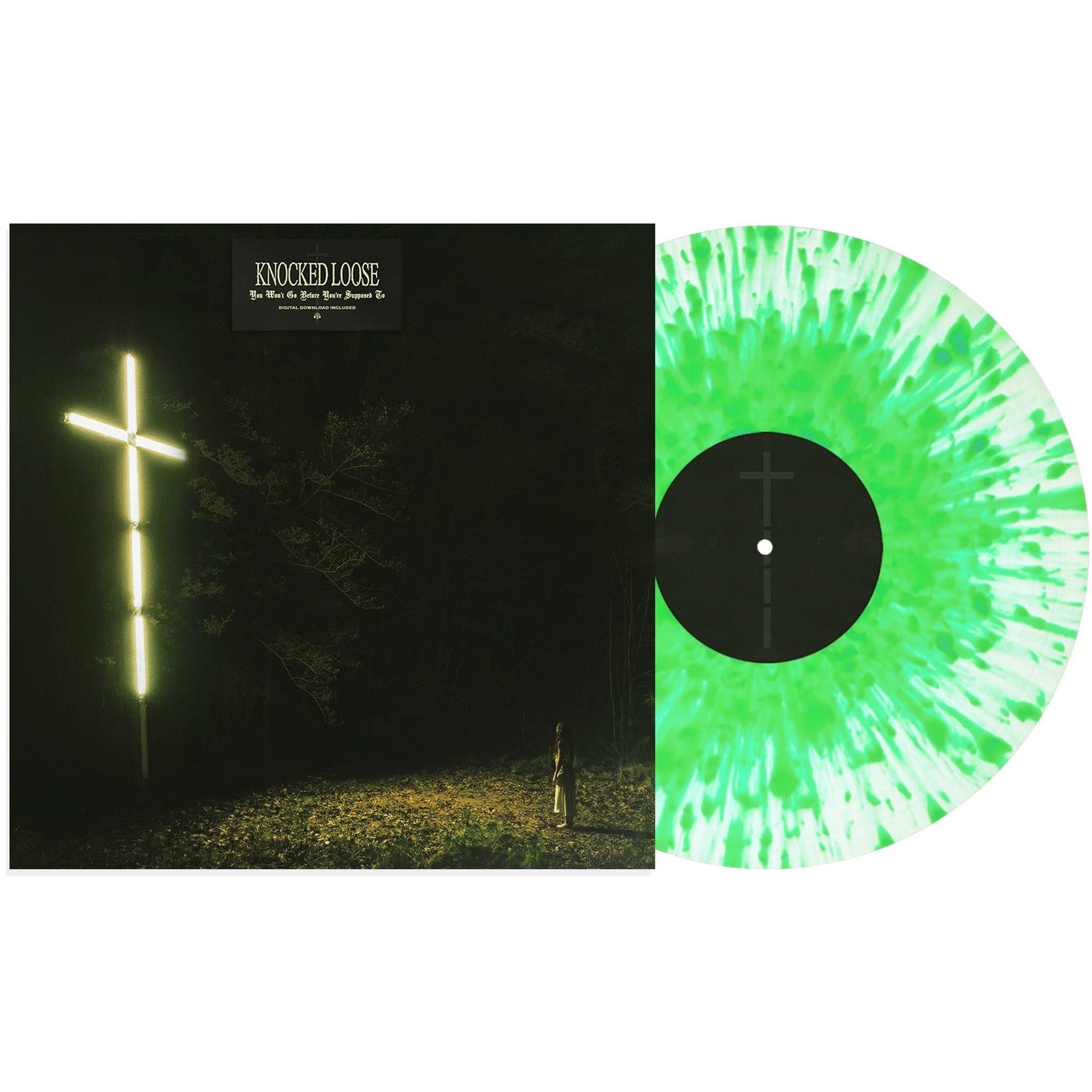 you won't go before you're supposed to (clear w/mint splatter vinyl)