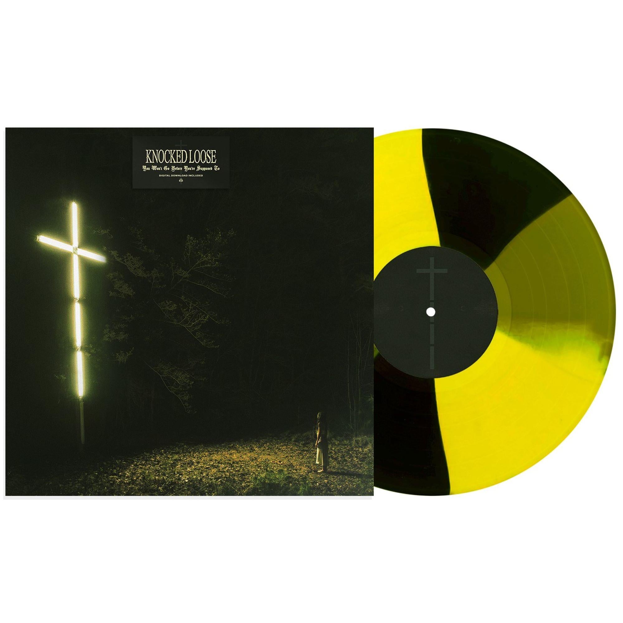 you won't go before you're supposed to (au/nz exclusive swamp green, yellow & black twist vinyl)