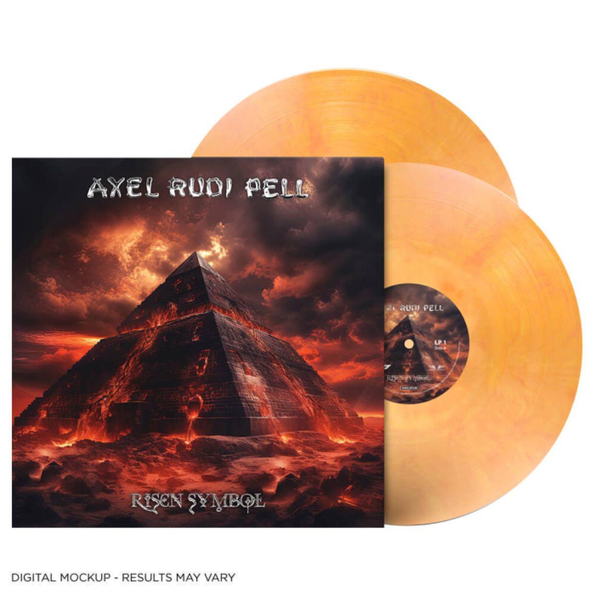 risen symbol (solid orange vinyl)