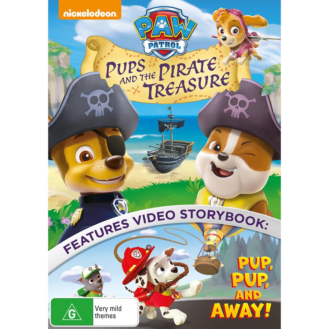 paw patrol: pups & the pirate treasure