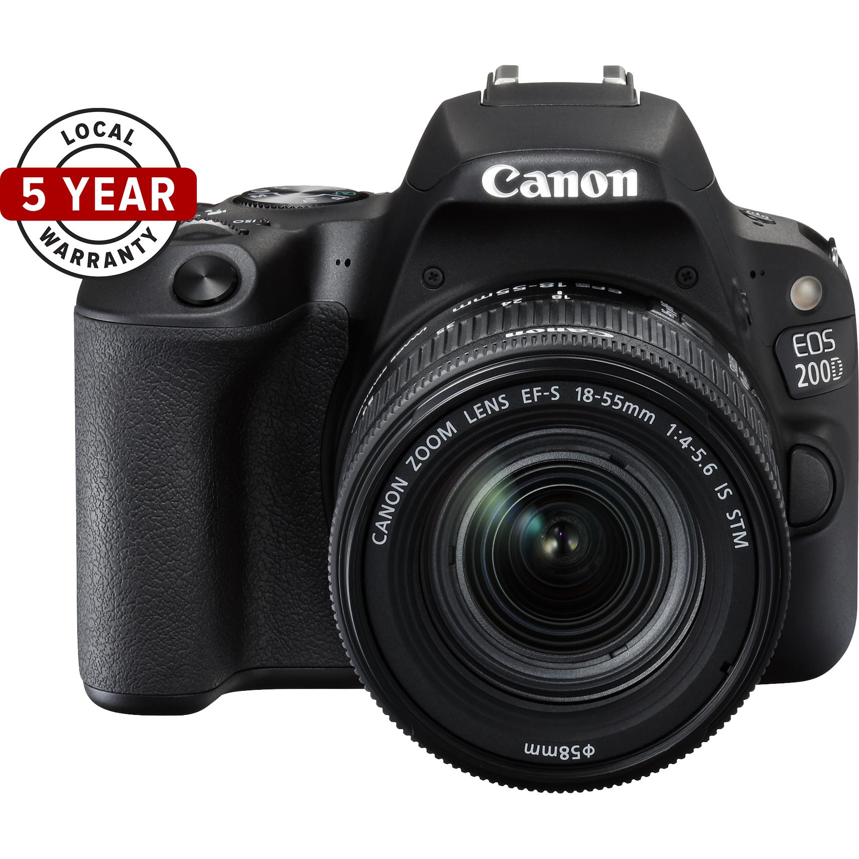 canon eos 200d ii dslr with 18-55mm lens [4k video]