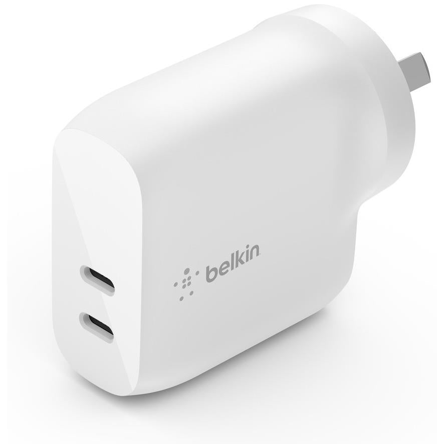 belkin boostup charge dual usb-c 40w wall charger