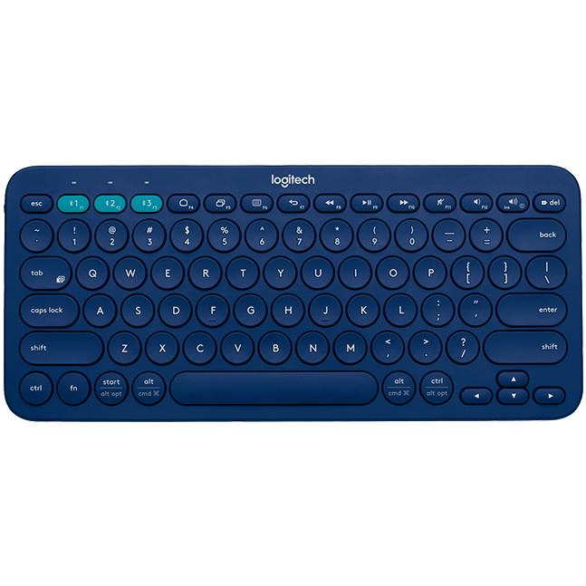 logitech k380 multi-device bluetooth keyboard (blue)