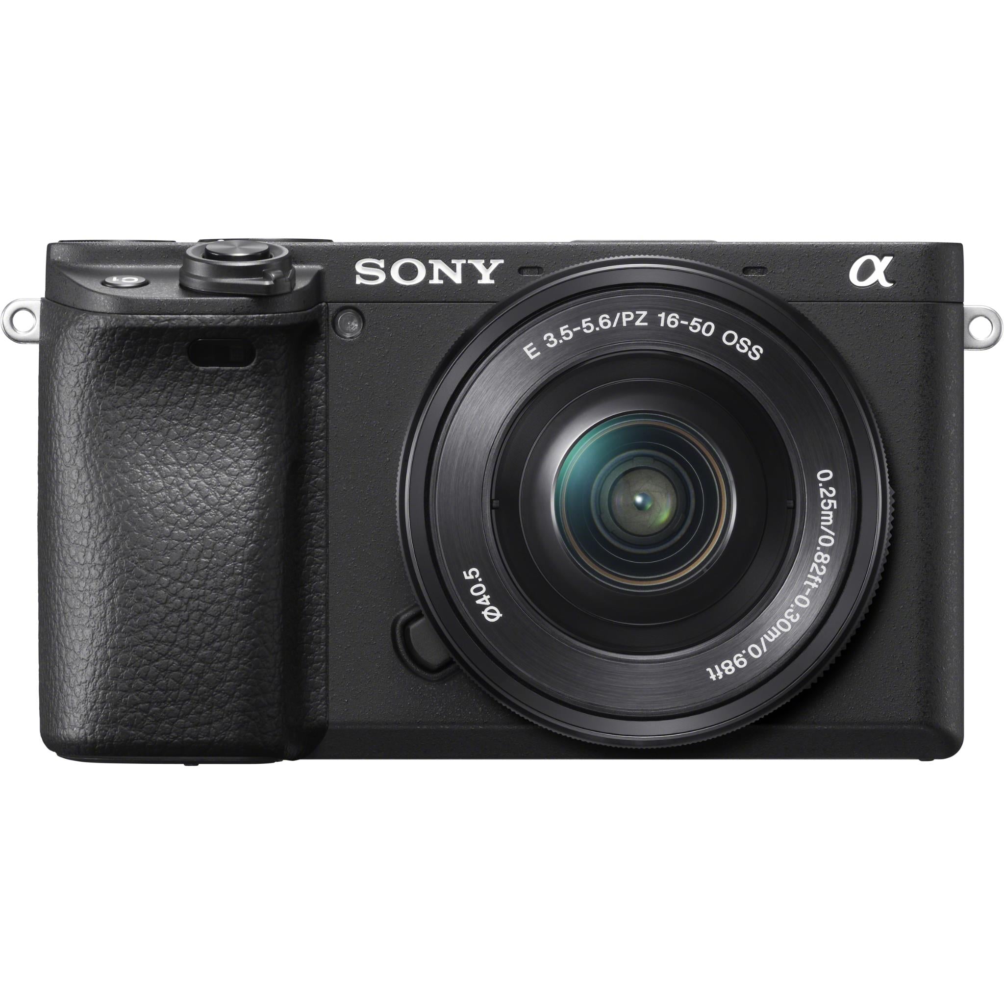 sony alpha a6400 mirrorless camera with ultra-high speed af [4k video] with 16-50mm lens (black)