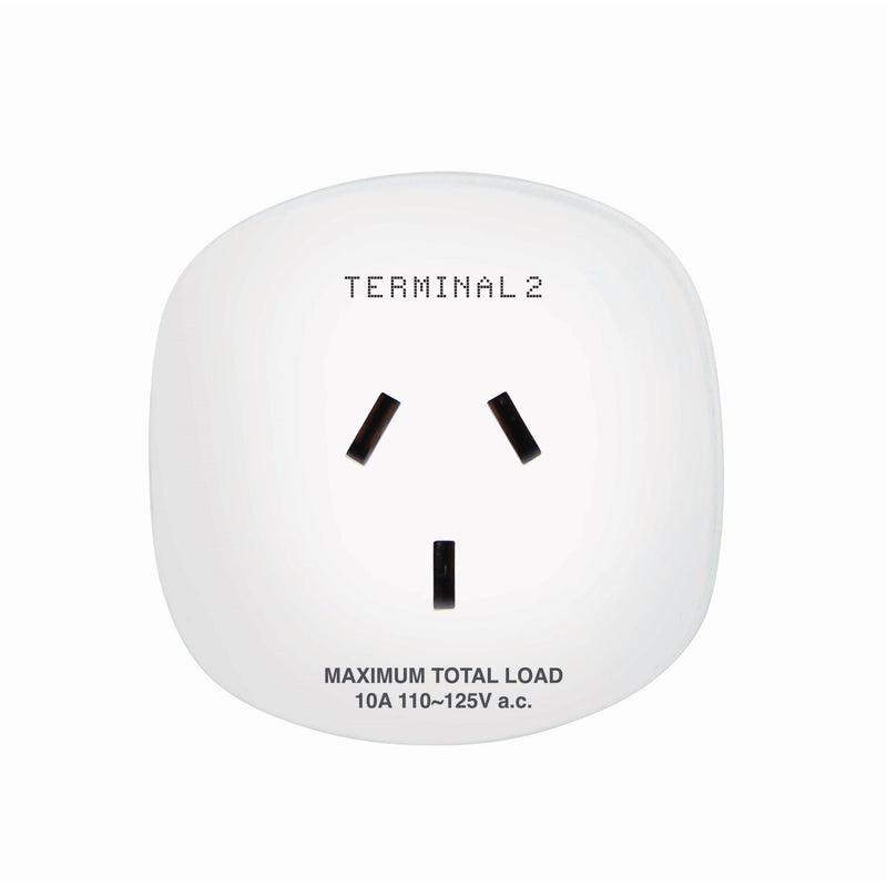 terminal 2 travel adaptor