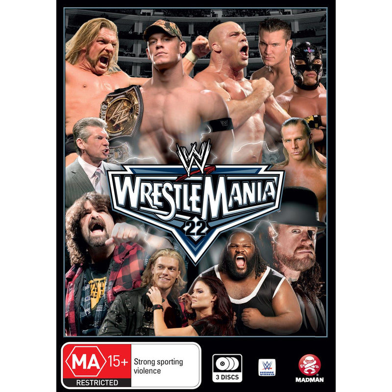 wrestlemania 22 card