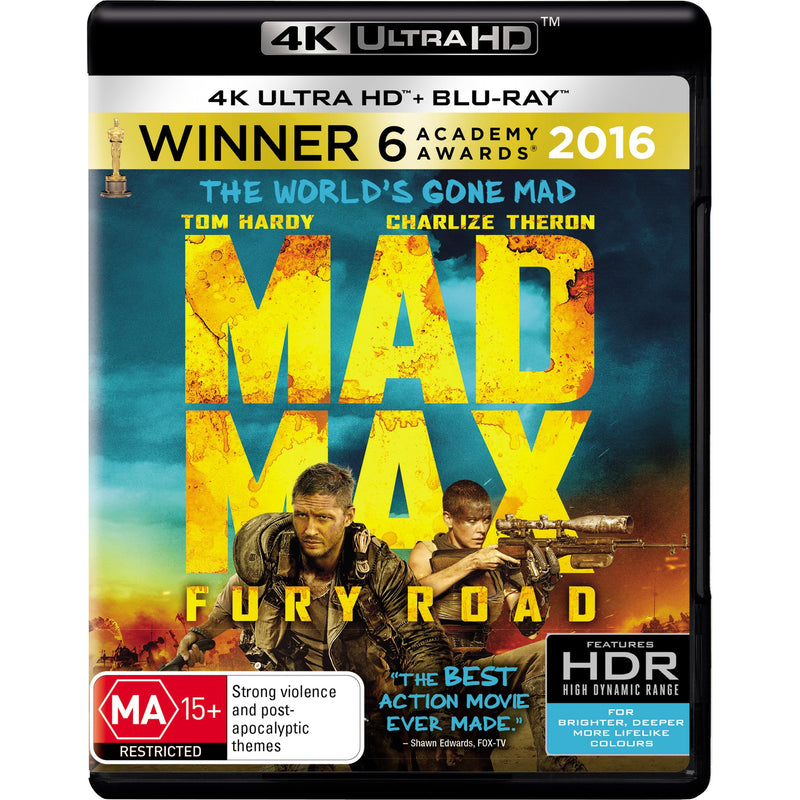 mad max fury road 4k ultra hd blu-ray best buy