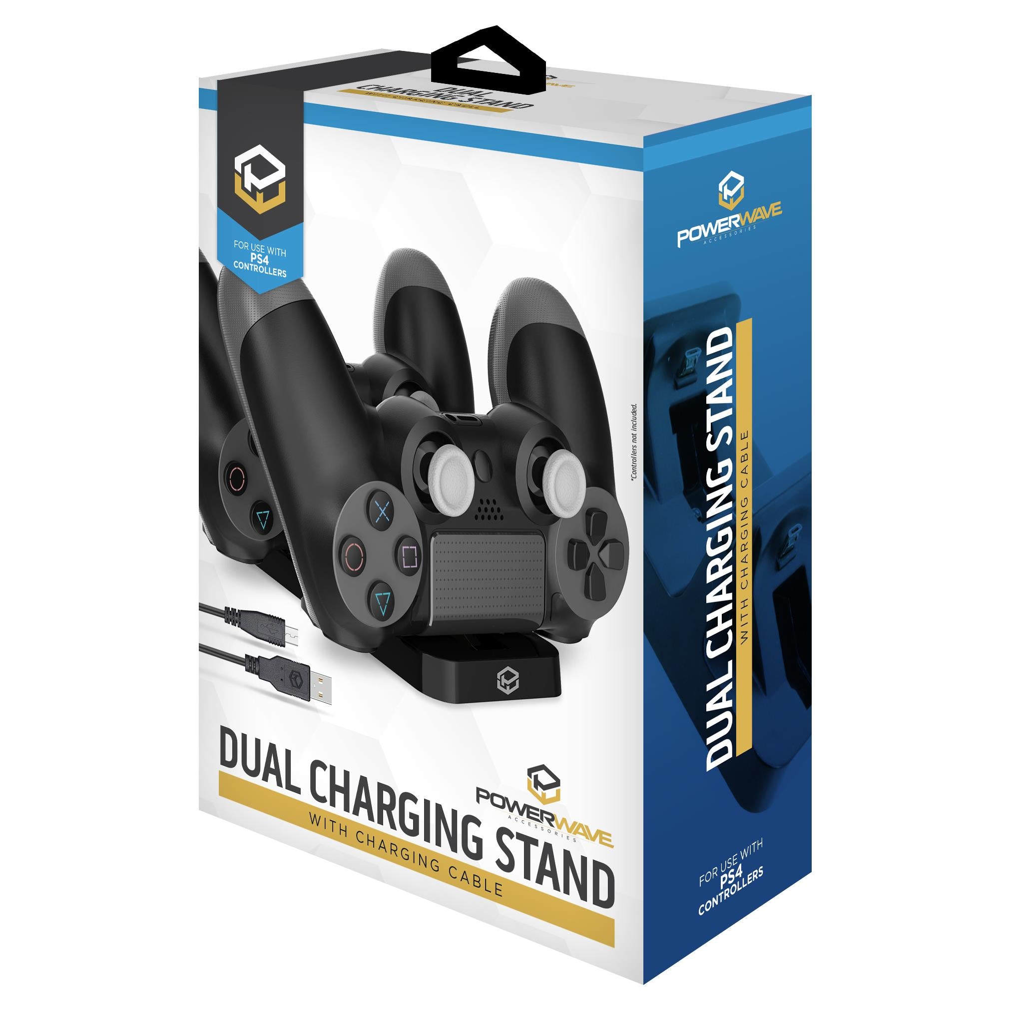 powerwave dual charging stand for ps4