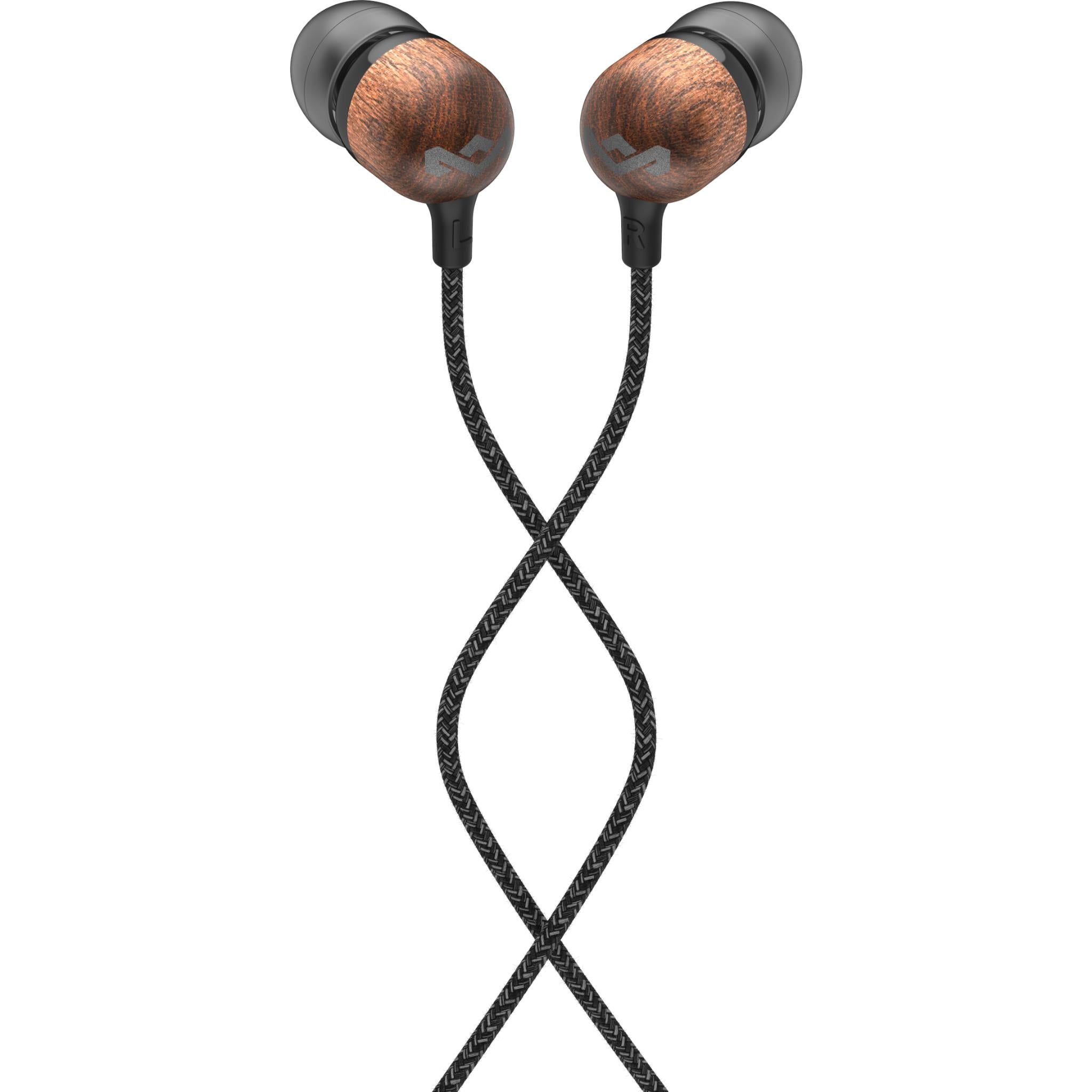 marley smile jamaica in-ear headphones (black)