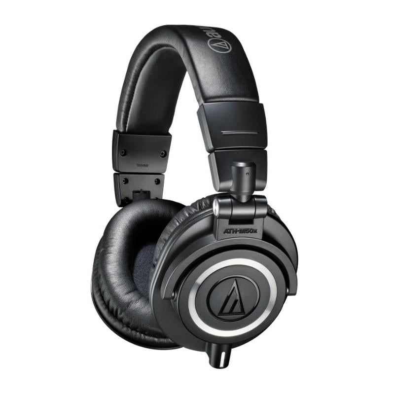 audio-technica ath-m50x monitor over-ear headphones (black)