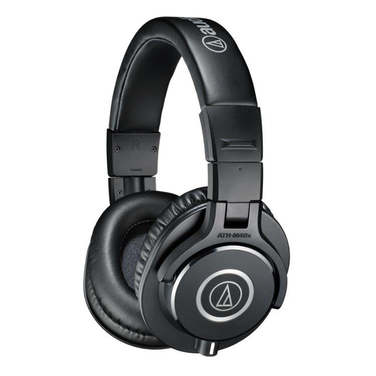 audio-technica ath-m40x monitor over-ear headphones (black)