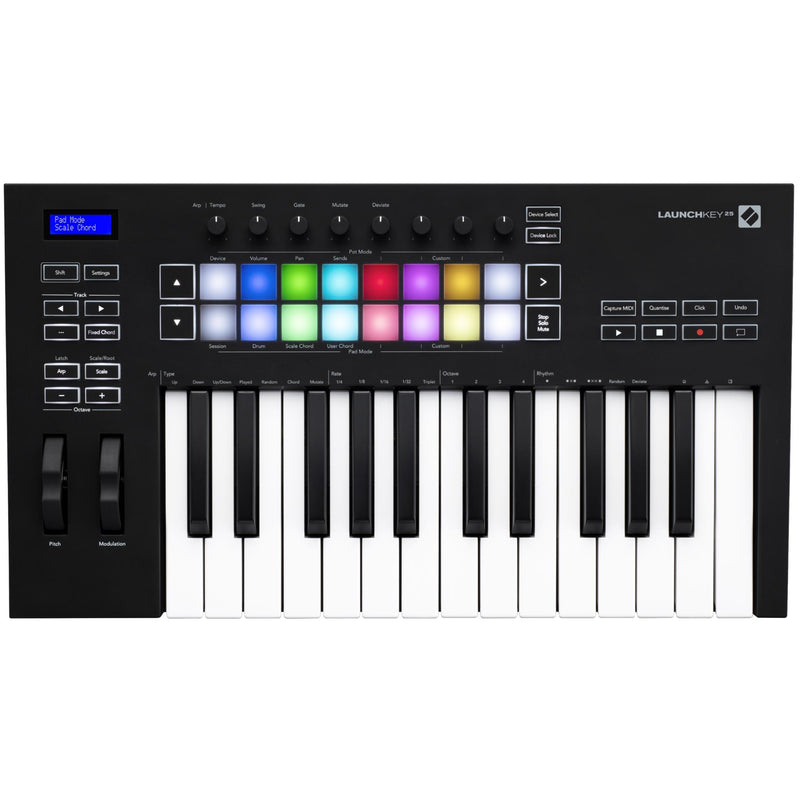 novation launchey sensitivity