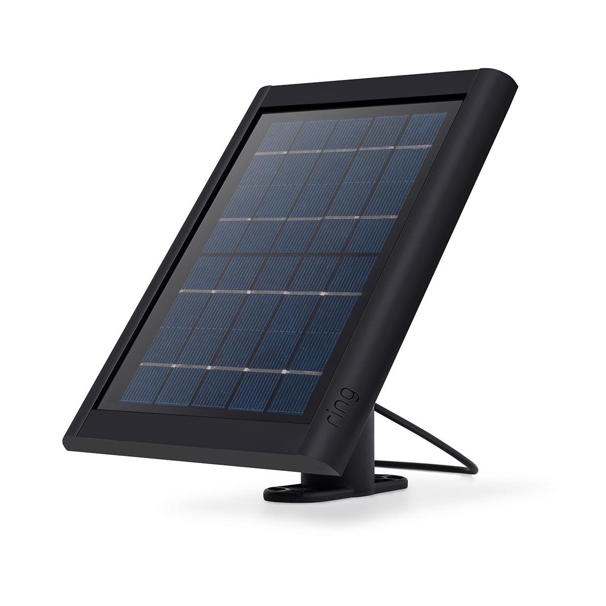 ring solar panel for spotlight and stick up cam (black)