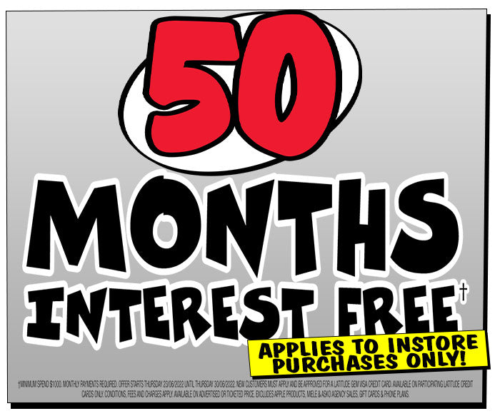 50 Months Interest Free + Bonus JB Hifi Gift Card