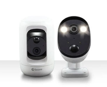 Swann CoreCam 1080p Battery Security Camera (White) [2 Pack] - JB Hi-Fi