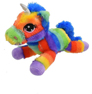 giant stuffed rainbow unicorn