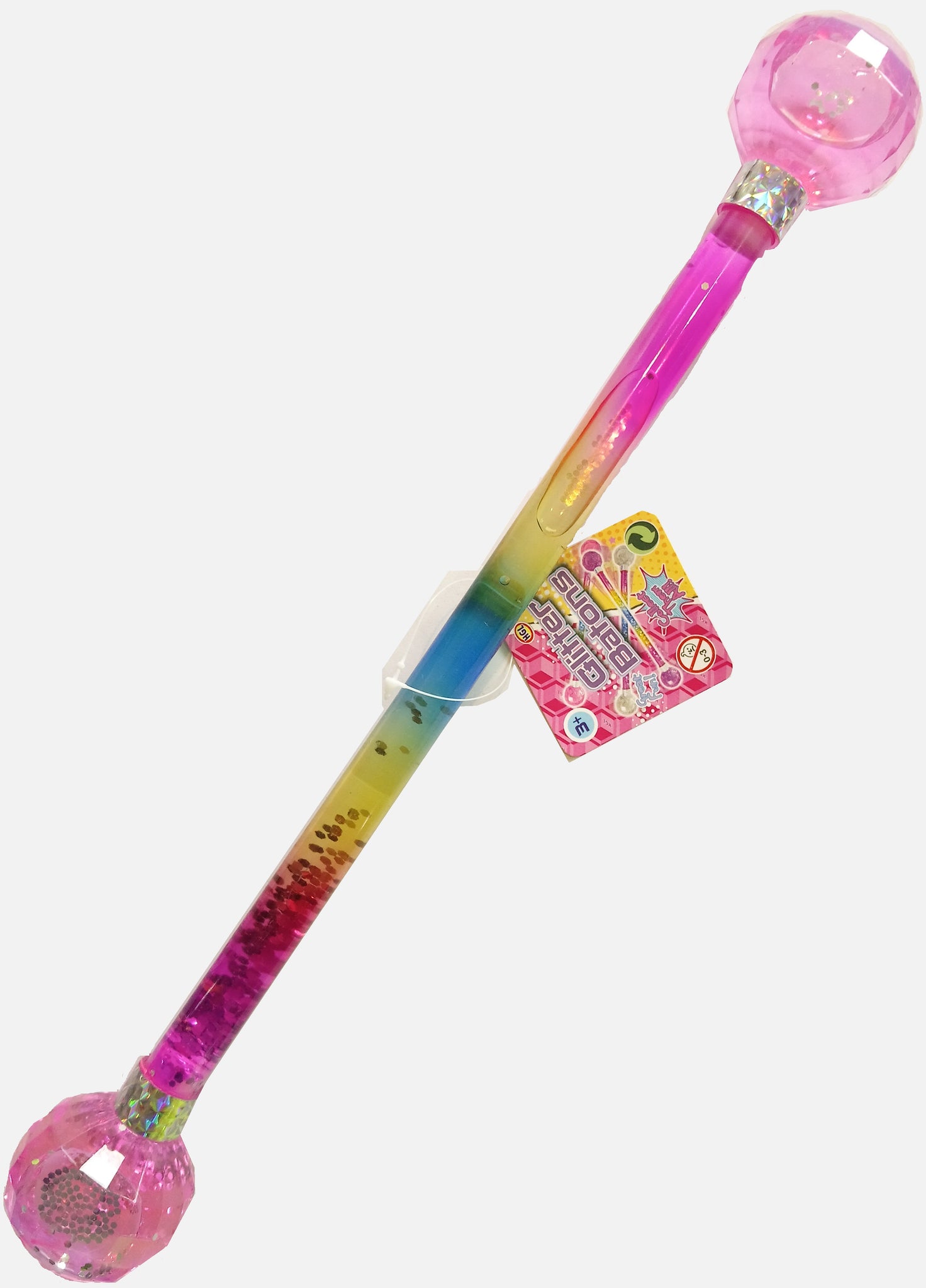 Rainbow Glitter Water Baton | Gift Giant