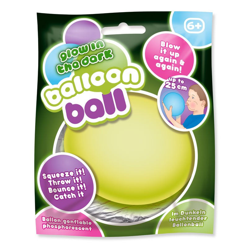 glow in the dark balloons slime