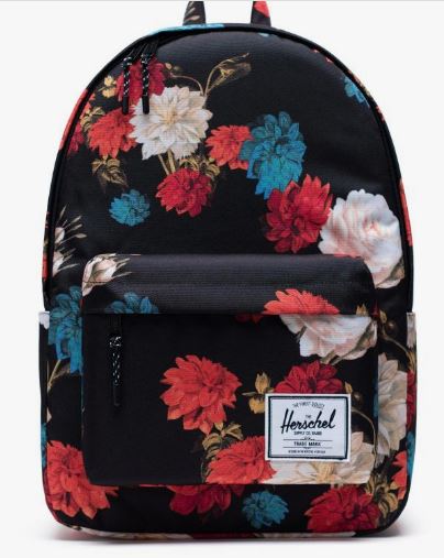 herschel flower backpack