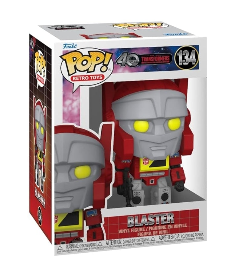 Funko POP! Retro Toys: Transformers 40th Anniversary - Blaster #134