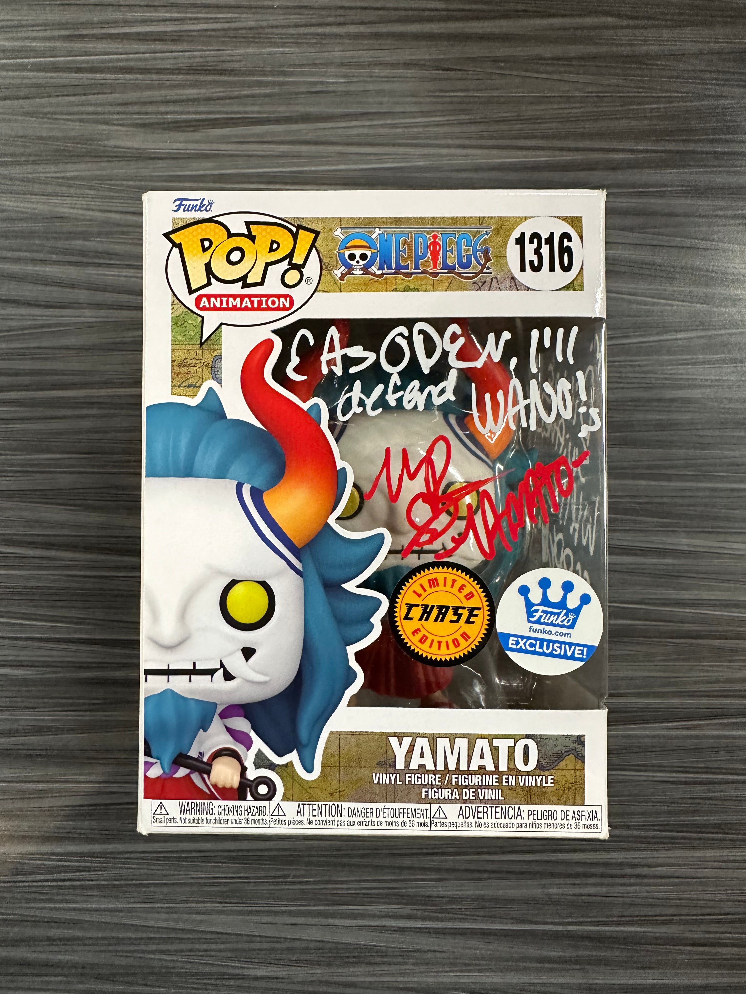 Funko POP! Animation: One Piece - Yamato (Funko)(CHASE)(Damaged Box)(Signed/Michelle Rojas/JSA) #1316