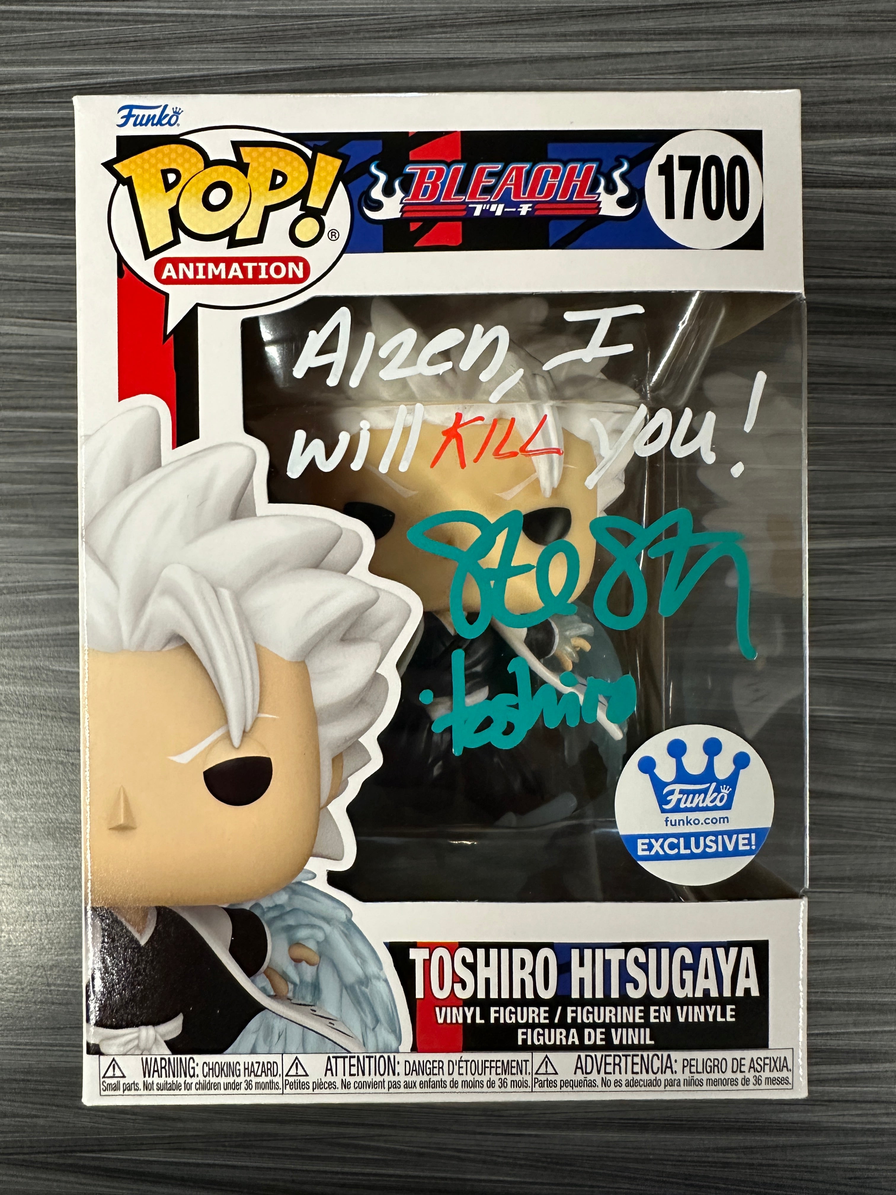Funko POP! Animation: Bleach - Toshiro Hitsugaya (Funko)(Signed/Steve Staley/JSA) #1700