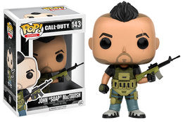 Funko POP! Games: Call of Duty - John "Soap" MacTavish (Damaged Box) #143