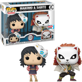 Funko POP! Animation: Demon Slayer - Makomo & Sabito (2023 Fall Convention)[2-Pack]