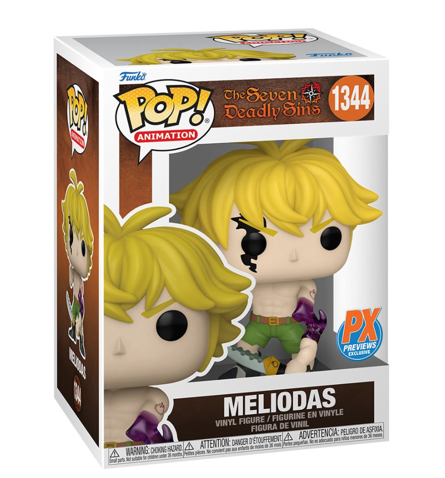 Funko POP! Animation: The Seven Deadly Sins - Meliodas [Demon Mode] (PX Preview) #1344